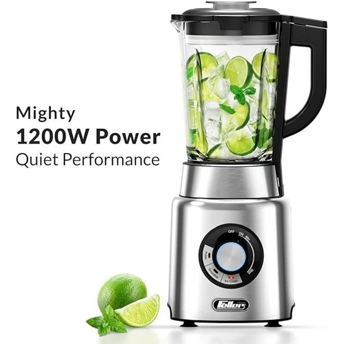 مخلوط کن فلر مدل BLG-1200 ظرفیت ۱.۷ لیتر ۲ کاره با کاسه شیشه