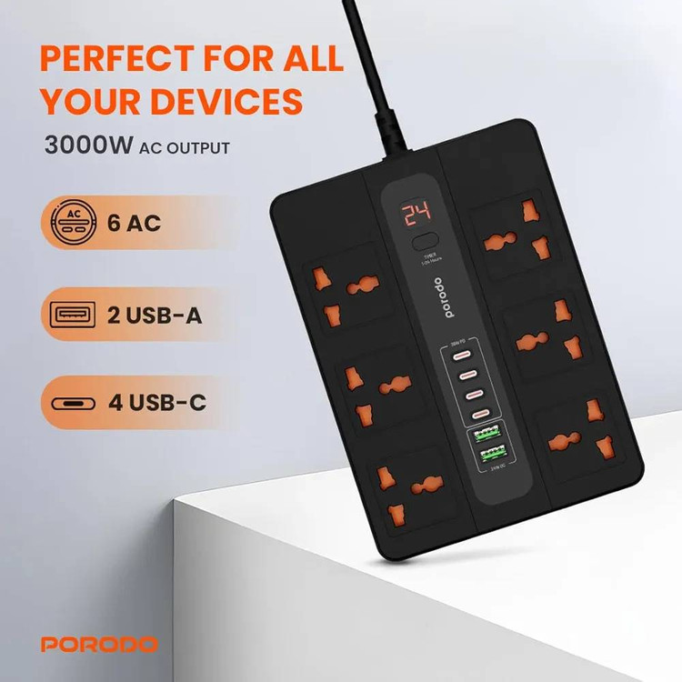 چندراهی برق پرودو مدل PD-FWCH009-3M