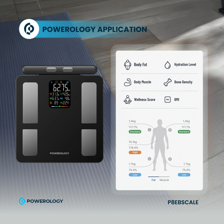 ترازوی هوشمند پاورولوژی مدل P8EBSCALE