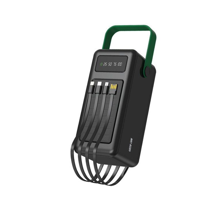 پاوربانک خورشیدی 80000 میلی آمپر گرین لاین مدل Green Lion Solar MAX Power Bank
