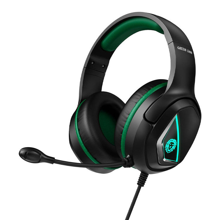 هدست گیمینگ سیمی Green Lion مدل Runner Wired Gaming Headphone با طراحی ارگونومیک
