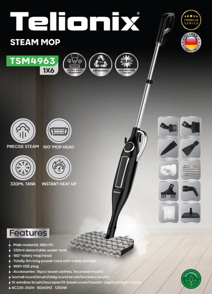 بخارشوی تلیونیکس مدل TSM4963