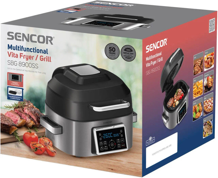 سرخ کن بدون روغن سنکور مدل SBG-8900 ظرفیت 6 لیتری