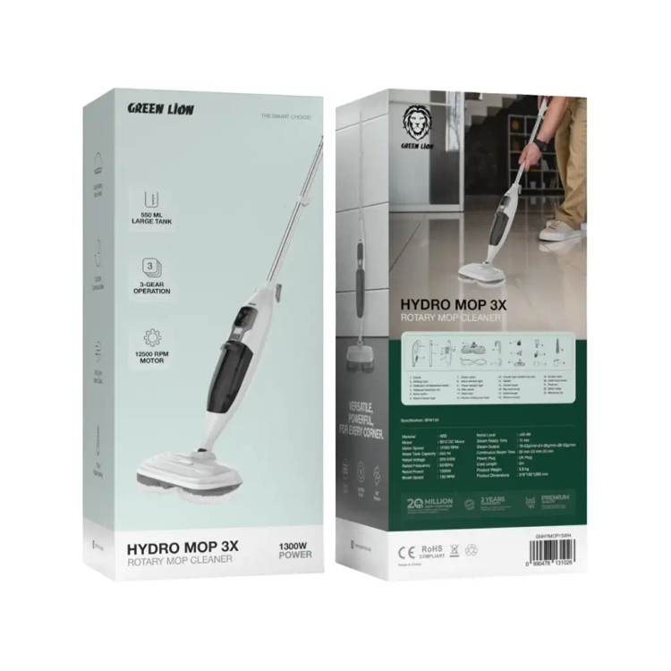 بخارشوی گرین لاین مدل Hydro Mop 3X ظرفیت ۰.۵۵ لیتر
