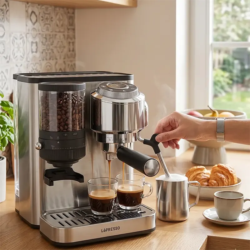 دستگاه اسپرسوساز لپرسو مدل LePRESSO LPCFFBP0042SL