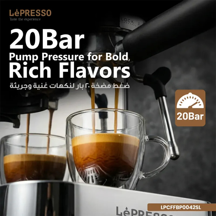 دستگاه اسپرسوساز لپرسو مدل LePRESSO LPCFFBP0042SL