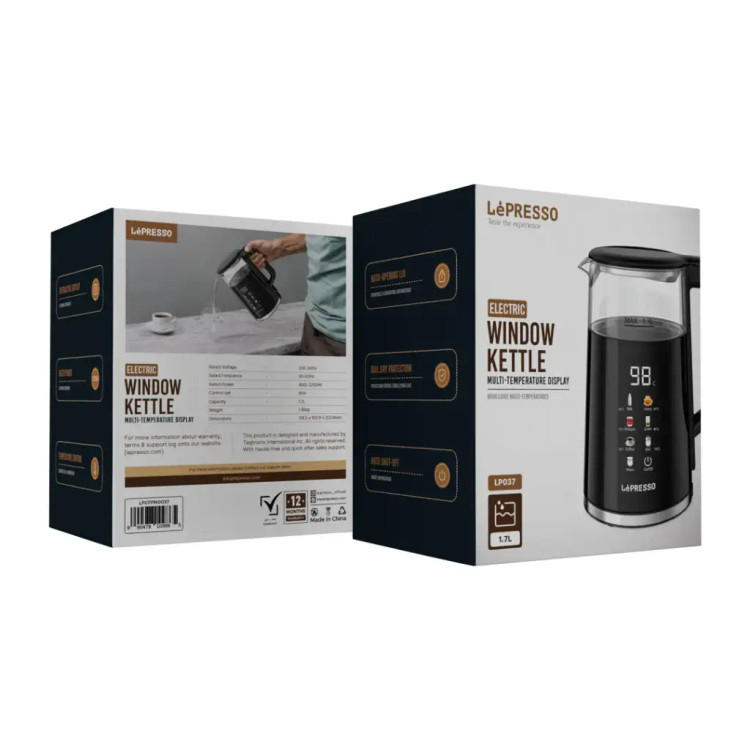 کتری برقی لپرسو مدل Lepresso LPCFFM0037 Electric Window Kettle