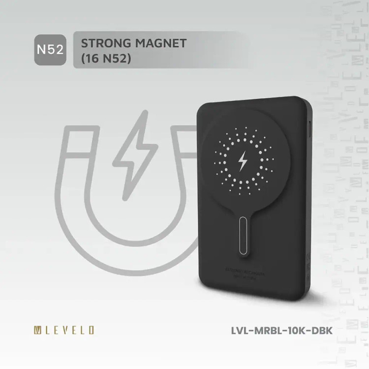 پاوربانک لولو Marbella MagSafe ظرفیت 10000 میلی آمپر ساعت