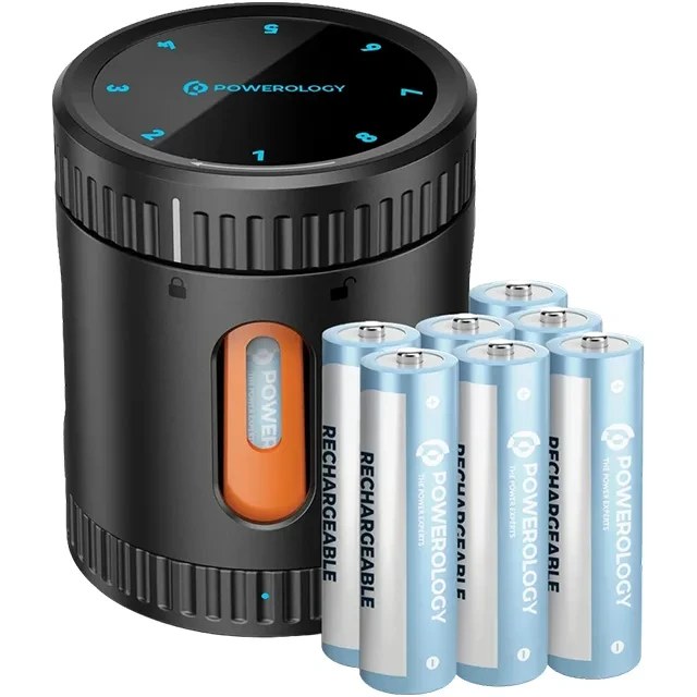 کیس شارژ باتری پاورولوژی مدل POWEROLOGY PWAD04BK