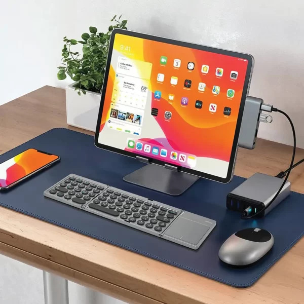کیبورد تاشو بیسیم گرین لاین مدل GNTRIKYBD با تاچپد