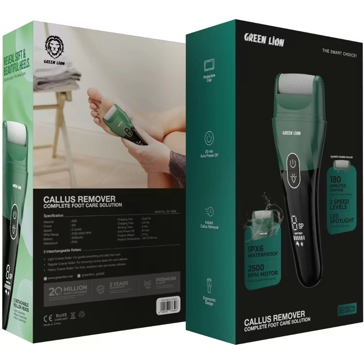 سنگ پا گرین لاین مدل Green Lion Callus Remover