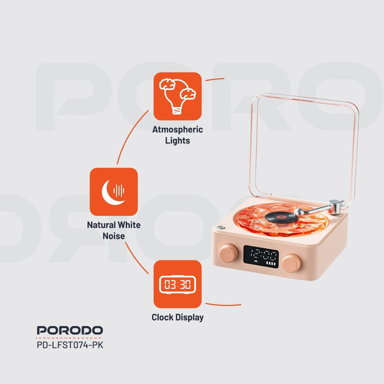 اسپیکر طرح گرامافون Porodo