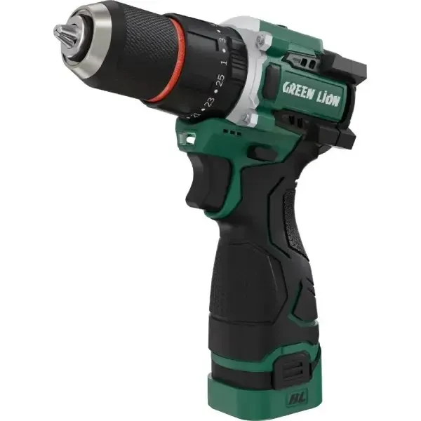 دریل چکشی شارژی گرین لاین مدل GD-15 Pro Drive با ۲ باتری ۱۸ ولت