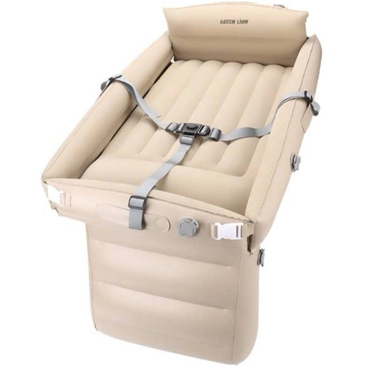 تشک بادی نوزاد گرین لاین Inflatable Toddler Travel Bed | همراه پمپ شارژی