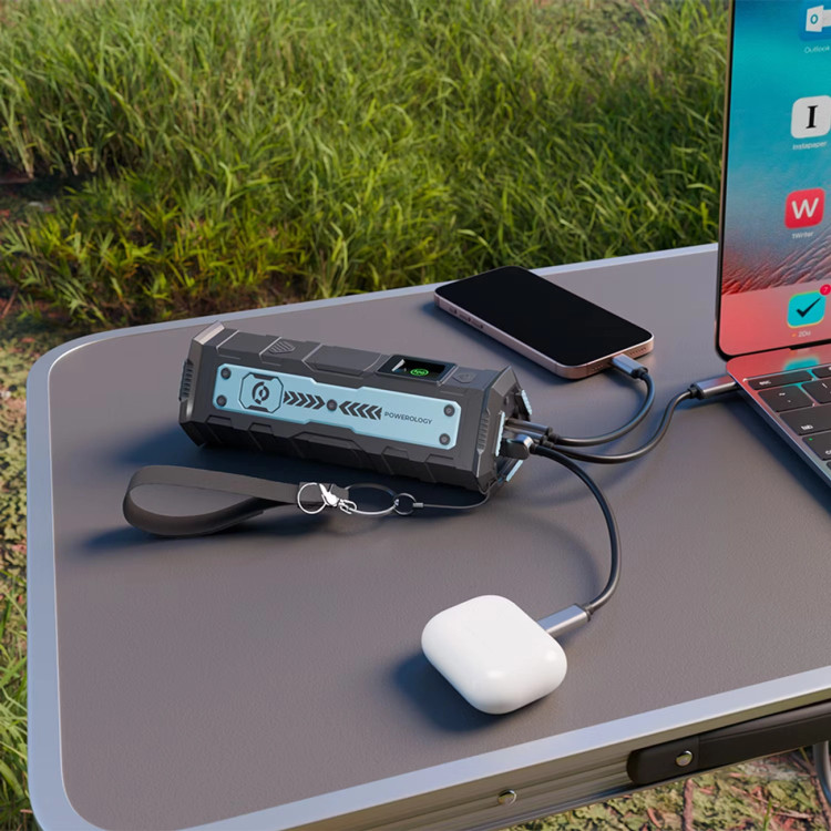 پاوربانک پاورولوژی مدل TorchPower PPBCHA91BK ظرفیت 20000 میلی آمپر ساعت