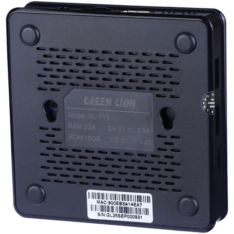 اندروید باکس گرین لاین مدل GNANDTVBOX ظرفیت ۱۶ گیگابایت با ریموت