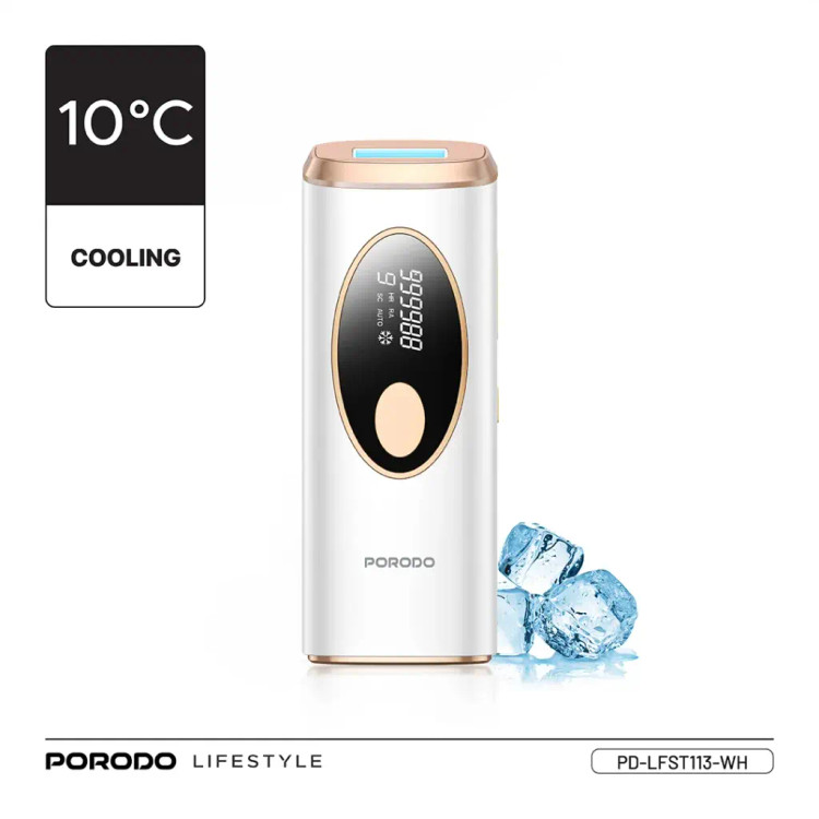 دستگاه لیزر خانگی پرودو مدل porodo hair removal advanced skin care technology lfst113