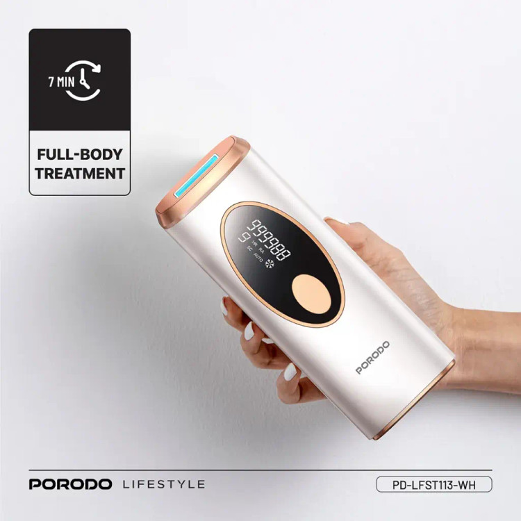 دستگاه لیزر خانگی پرودو مدل porodo hair removal advanced skin care technology lfst113