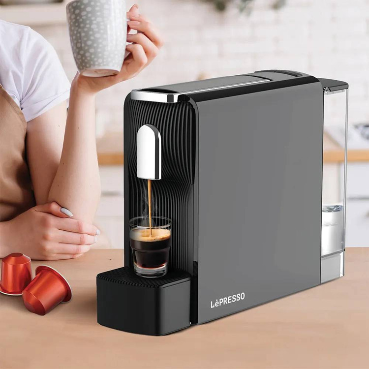 اسپرسوساز کپسولی LePRESSO BARISTO مدل LPCFFMO04SBK با فشار ۱۹ بار