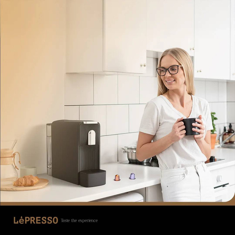 اسپرسوساز کپسولی LePRESSO BARISTO مدل LPCFFMO04SBK با فشار ۱۹ بار