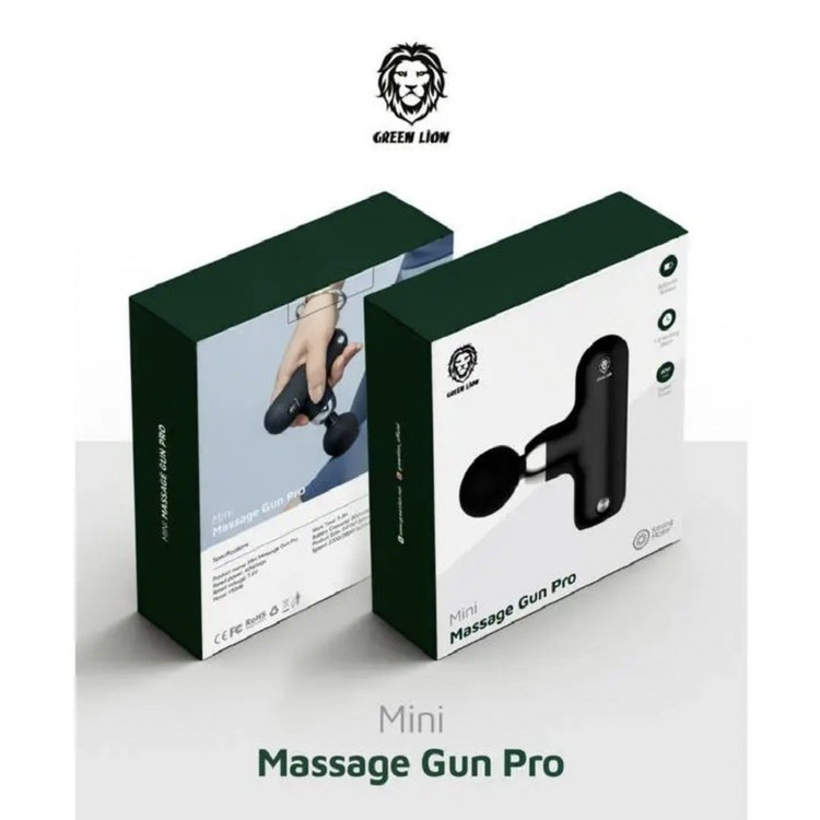 ماساژور تفنگی مینی پرو گرین لاین مدل Green lion Mini Massage Gun Pro