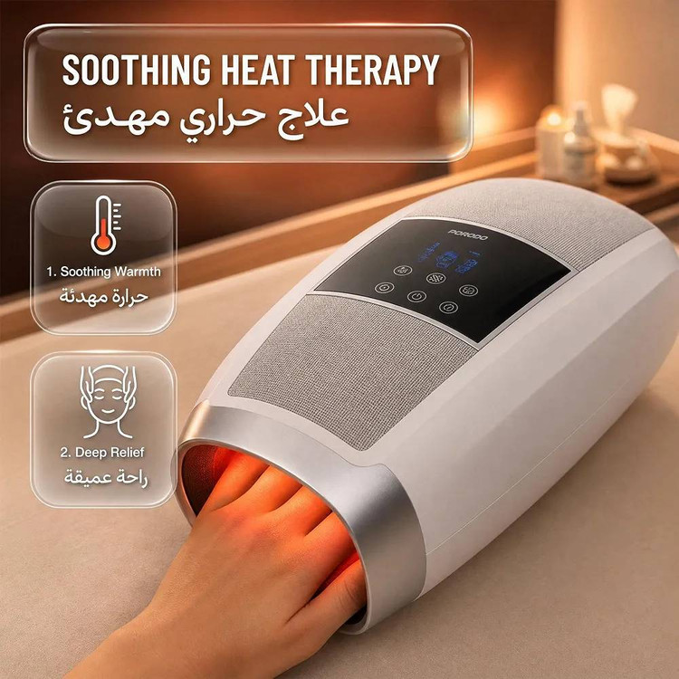 ماساژور گرمایشی دست و انگشتان برند پرودو مدل PD-APHNDMS-GY